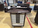 an image of a table with a lot of drawers on top of it