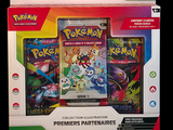 a box of pokemon cards that are in the package