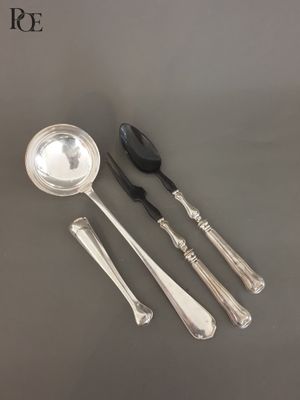 CHRISTOFLE, Ensemble comprenant une louche, et une pince à s… - Photo 1