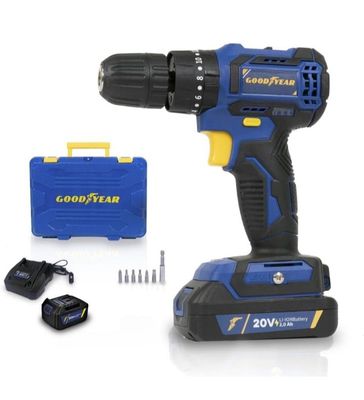 GOODYEAR - Perceuse visseuse à percussion 20V Brushless Batt…