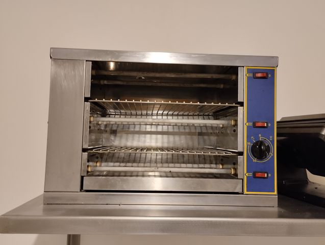 Salamandre inox deux grilles