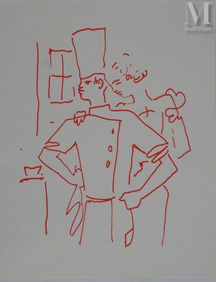 COCTEAU Jean (1889-1963) La fiancée du cuisinier, 1964