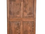 an image of a wooden cabinet with four doors and drawers