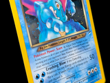 gros plan d'une carte pokemon sur fond noir