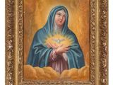 an image of a painting of a woman holding a star in her hands