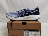 Chaussures de course pour femme Salomo, en bleu et blanc
