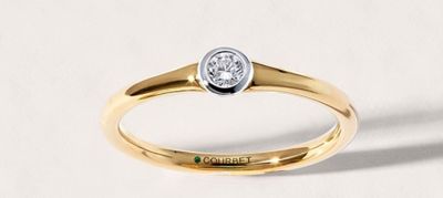a picture of a diamond ring on a white surface