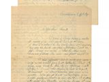 une lettre d'une personne à une autre