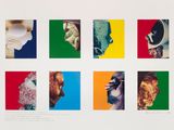 an image of a group of different colored images of food