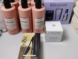 many different types of hair products on a table