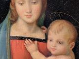 an image of a painting of a woman holding a baby in her arms