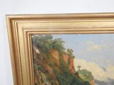 a picture of a painting on the wall of a room