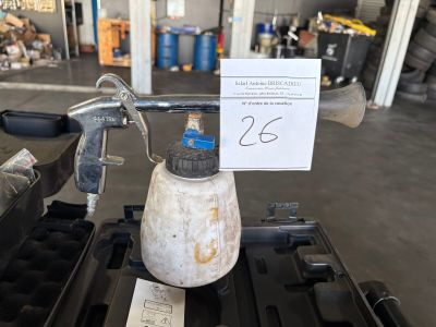an image of a dirty gas can on a gas stove