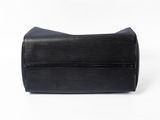 a black louis vuitton bag on a white background