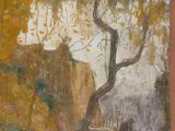 une image représentant un tableau d'un arbre dans un paysage