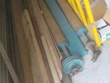 many different types of pipes in the back of a truck