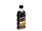 a bottle of coffee syrup on a white background