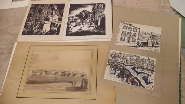 Gravures : gravures sur bois ; dessin de Jean Jacottet « Limoges ...