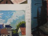 a picture of a picture of a painting on a table