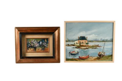 BLECON, Jean-Yves (né en 1939). Peintre d'origine bretonne, …