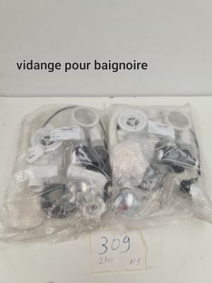 Lot de 2 kits de vidage pour baignoire Rotaplex avec trop-pl…