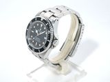 an image of a wrist watch with a black dial on a white background