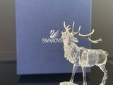 Figurine de cerf en cristal Swarows dans un coffret cadeau