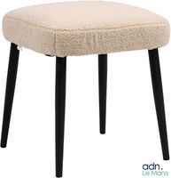 Tabouret repose-pieds HOMCOM 838-336V00BG - Tissu bouclette …