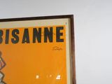 a picture of a poster on the wall of a room