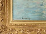 a picture of a painting on the wall of a room