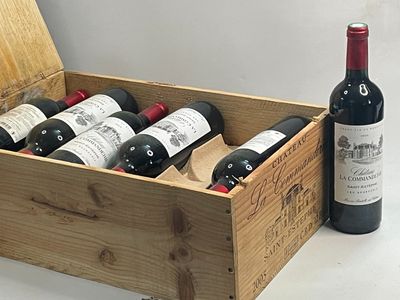 12 bouteilles Château LA COMMANDERIE 2005 Cru Bourgeois Sain…