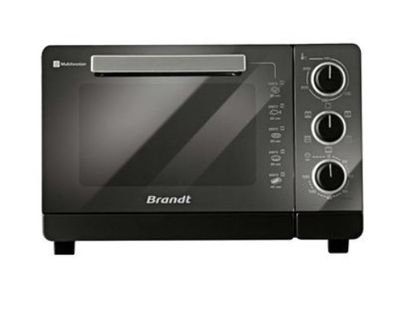 the black toaster oven is on a white background with a white background