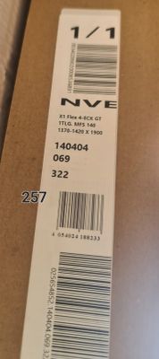 Porte de douche coulissante Hüppe 140 cm, hauteur 190 cm, po…