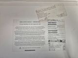 a label on the back of a laptop computer