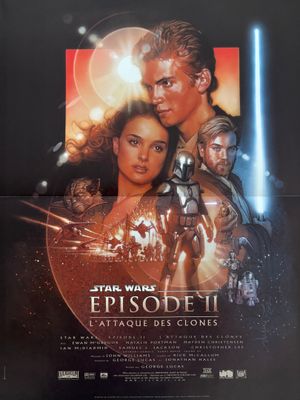 une affiche du film « Star Wars : Épisode II »