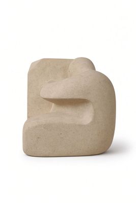 an image of a stone sculpture of a man ' s face