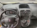 the interior of a car with a steering wheel and dashboard controls