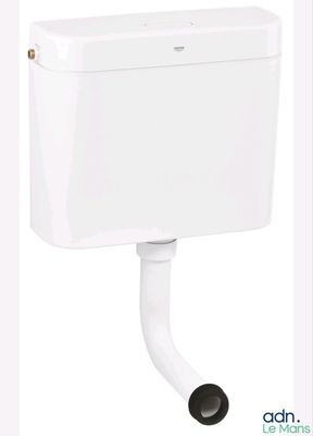 a white toilet with a black lid on a white background