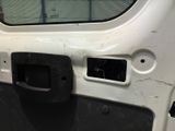 a close up of a door handle on a vehicle
