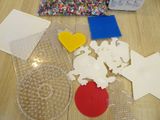 a table that has a bunch of different items on it
