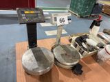an image of a scale on a table in a warehouse