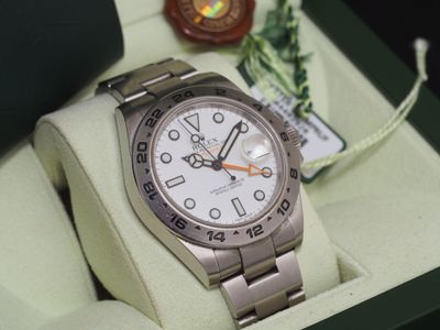 Rolex Explorer II réf. 216570 Montre de poignet en acier. Bo…