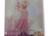 a plastic bag with a picture of a princess in a pink dress