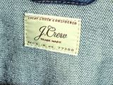 the back pocket of a pair of jeans with a label on it