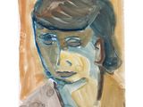 une image représentant un tableau d'un homme aux yeux fermés