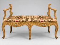 Paire d'élégants bancs « Roma », style Louis XV, milieu du X… (photo 3)