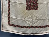 an image of a table cloth with a butterfly on it