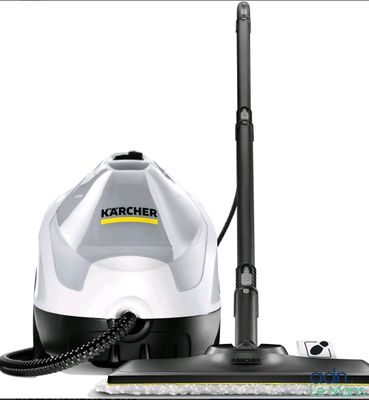 gros plan d'un aspirateur sur fond blanc