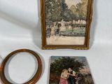 une photo d'une photo représentant un couple et une photo d'une bague