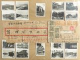 a lot of old photos on the wall of a house